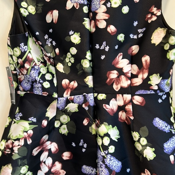 JM Studio by John Meyer NWT AllOccasion or Cocktail Black Floral Dress sz.12 NWT - Picture 13 of 13
